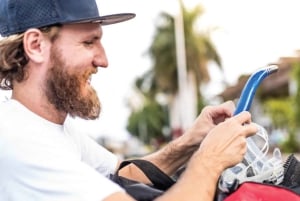 Maui: Halvprivat Eco-Raft Lanai snorkle- og delfintur