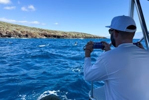Maui: Halvprivat Eco-Raft Lanai snorkle- og delfintur