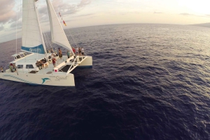 Maui: Nurkowanie z rurką i rejs o zachodzie słońca ze zjeżdżalnią wodną