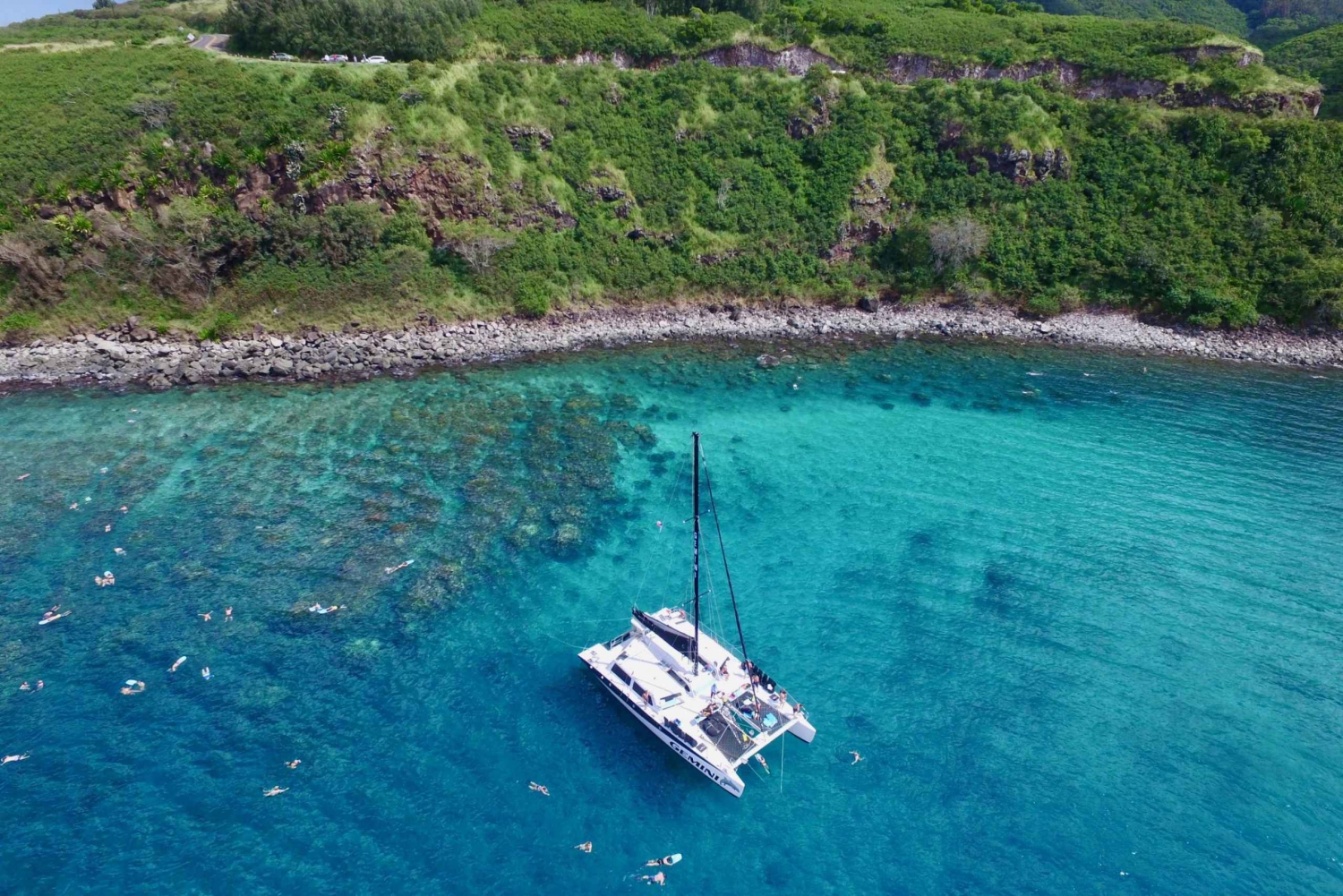 Maui: Snorkelen en zeilen met lunchbuffet