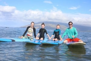 Maui: Lezioni di surf per famiglie, bambini e principianti