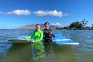Maui: Surfundervisning for familier, børn og begyndere