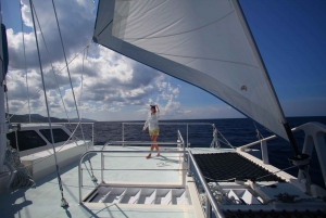 Maui: Navegación de lujo en catamarán por el cráter de Molokini