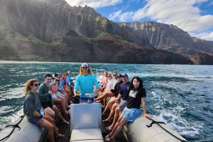 Nā Pali Coast Zodiac Raft Expeditie in zeegrotten op Kauai