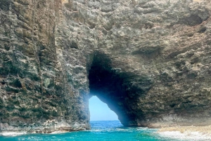Nā Pali Coast Zodiac Raft Expeditie in zeegrotten op Kauai