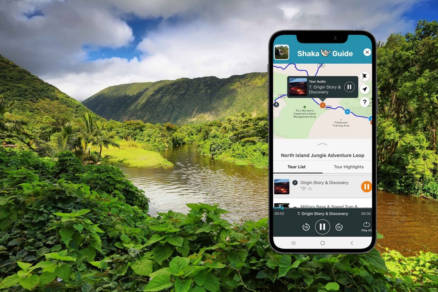 Giro della giungla dell'Isola del Nord a Big Island: Guida audioguida