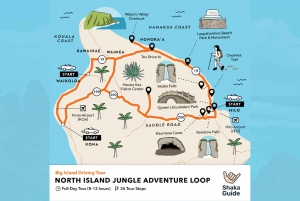 Boucle de la jungle de l'île du Nord dans la Grande île : Visite guidée audioguide