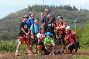 Pohjois-Maui: Maui: 7 Line Zipline Adventure with Ocean Views