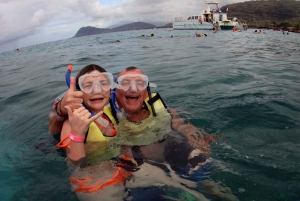 Oahu: 3 zipline-laskua ja all inclusive -delfiinien katselu- ja snorkkeliristeily