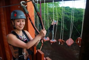 Oahu: Aerial Adventure, Climbing, & Freefall Experience (ilmaseikkailu, kiipeily ja vapaapudotus)