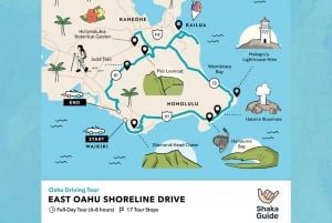 Paquete Oahu: 6 Audioguías a pie y en coche integradas en la aplicación
