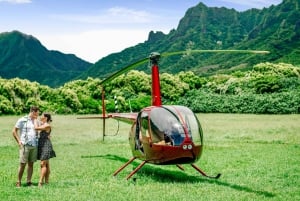 Oahu: Vuelo privado romántico exclusivo
