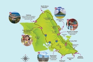 Oahu: Grand Circle Island Tour with Haleiwa