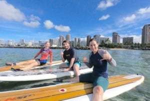 Oahu: Surfe på bølgene på Waikiki Beach med en surfeleksjon
