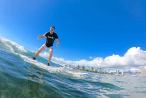 Oahu: Lekcja surfingu na falach plaży Waikiki