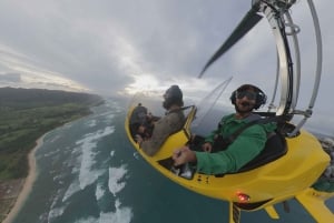 Oahu: Tragschrauberflug über die Nordküste von Oahu Hawaii
