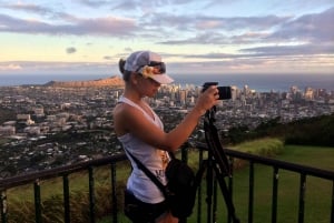 Oahu: Półdniowa wycieczka fotograficzna o zachodzie słońca z Waikiki