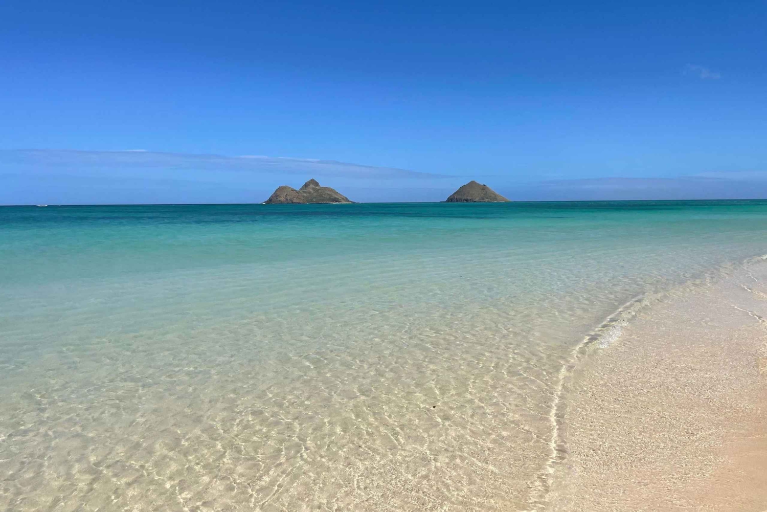 オアフ島：ハワイの滝ハイキング＆ビーチツアー