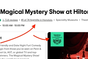 Oahu: Hilton Waikiki Beach Hotel Magical Mystery Show