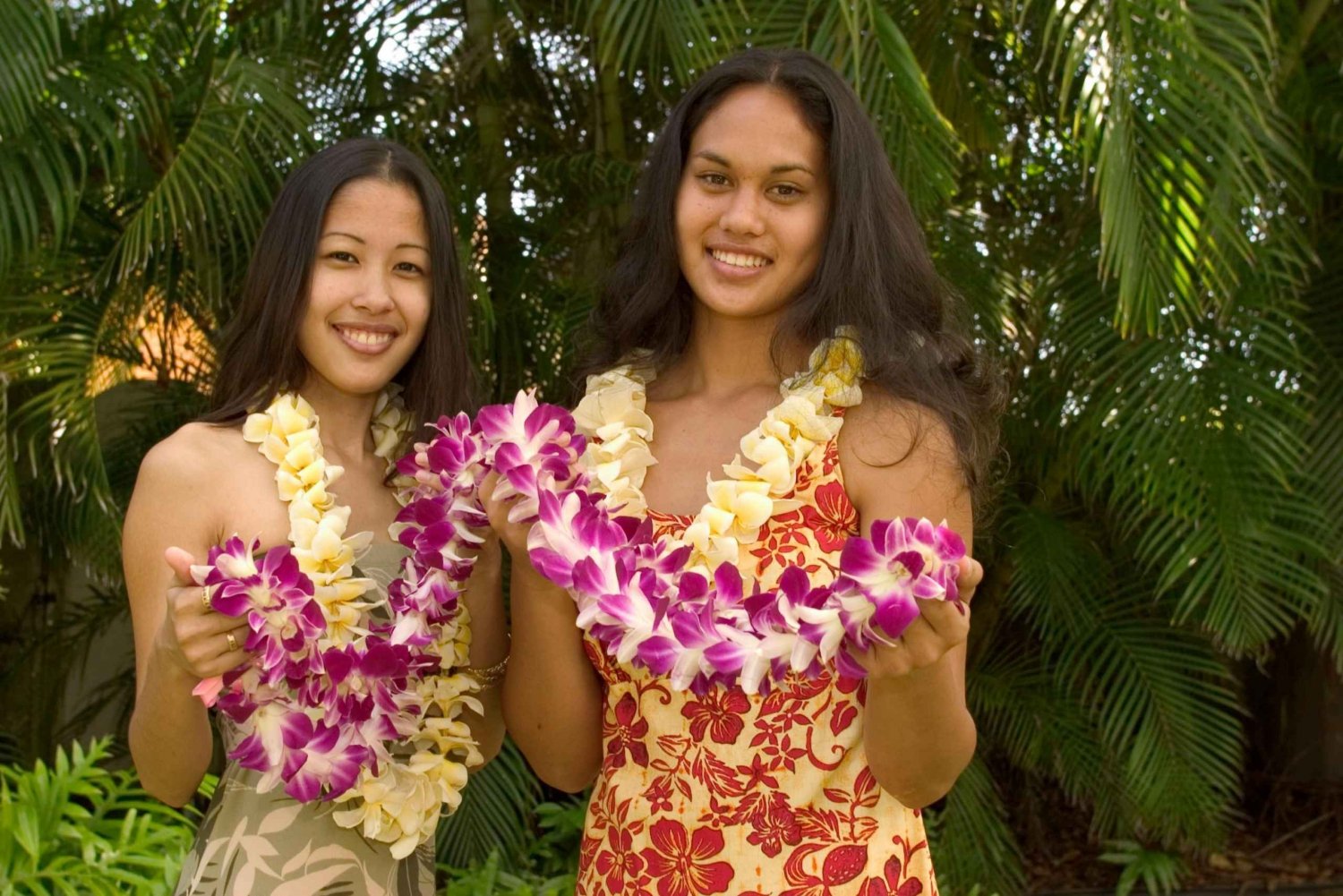 Oahu: Honolulu Airport (HNL) Huwelijksreis Lei-groet