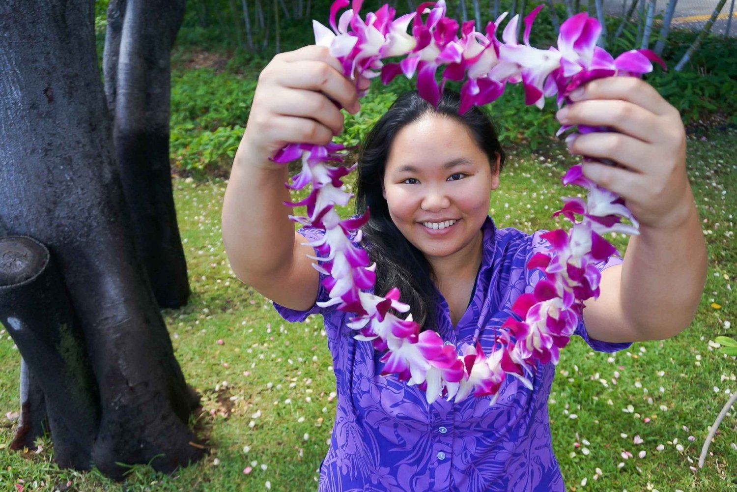 Oahu: tradycyjne powitanie na lotnisku Honolulu (HNL)
