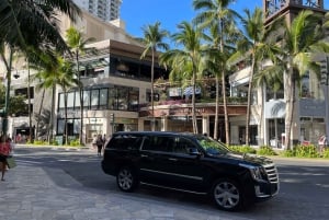 Oahu: Privatflyvning i Honolulu Lufthavn med Escalade SUV