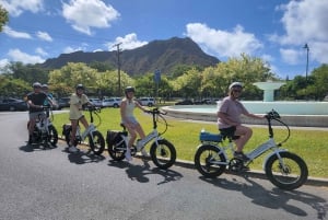 Oahu: Tur på Honolulu E-Bike og vandretur til Diamond Head