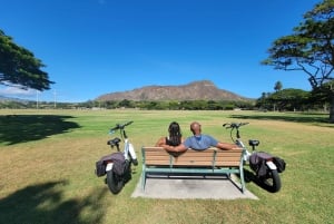 Oahu: E-bike-tur i Honolulu och vandring på Diamond Head