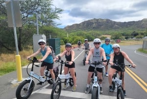 Oahu: Paseo en bicicleta eléctrica por Honolulu y excursión a Diamond Head