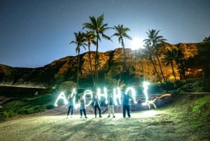 Oahu: Honolulu Night Sky Photo en Light Painting Tour