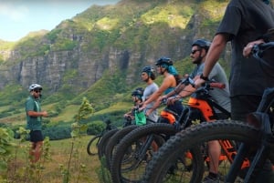 Oahu: Kualoa elektrisk cykeltur