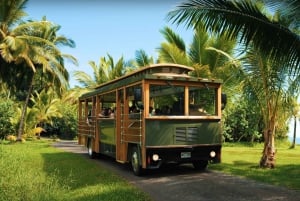 Oahu: Kualoa Farm og Secret Island Tour i trolley