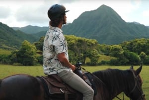 Oahu: passeio a cavalo pelas colinas e vales de Kualoa