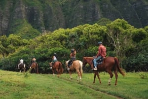 Oahu: tour a cavallo delle colline e delle valli di Kualoa