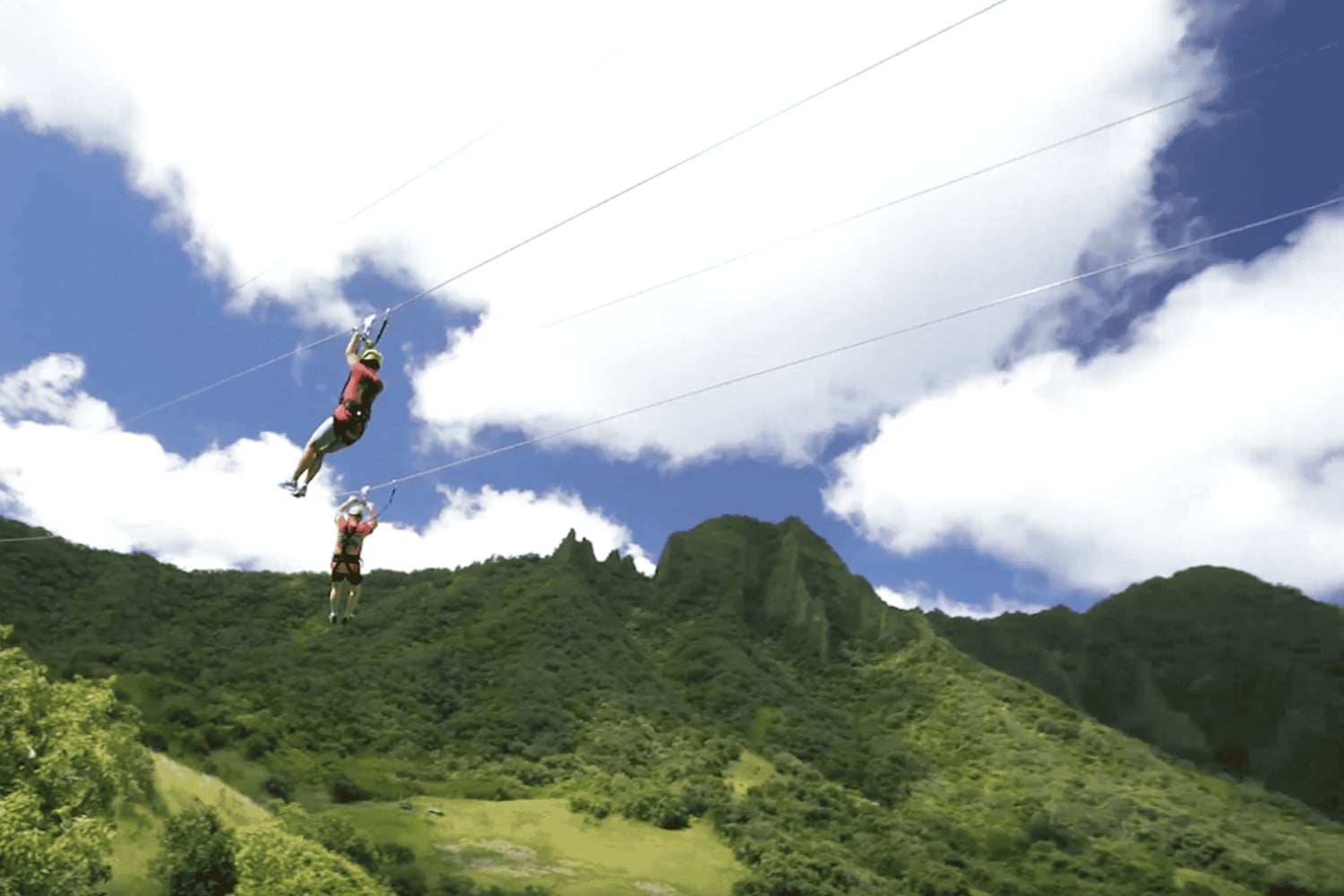 Oahu: Kualoa Jurassic Valley Zipline Tour