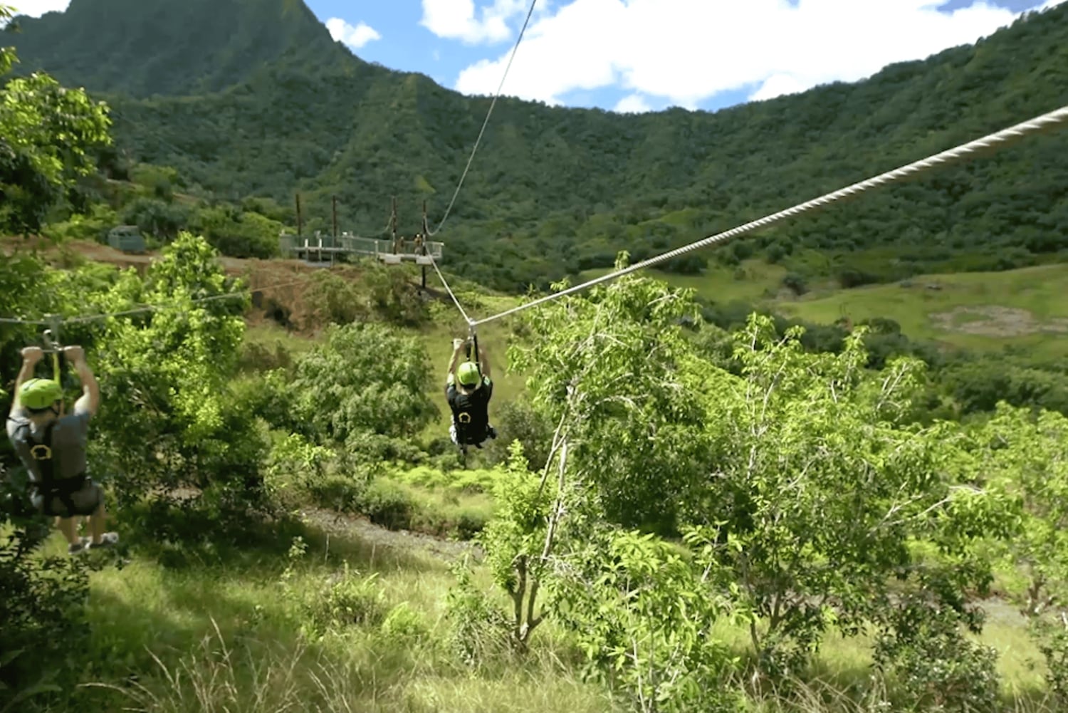 Oahu: Kualoa Jurassic Valley Zipline Tour