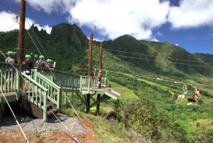 Oahu: Kualoa Jurassic Valley Zipline Tour
