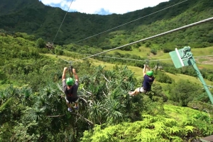 Oahu: Kualoa Jurassic Valley Zipline Tour