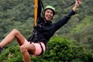 Oahu : Tour en tyrolienne dans la vallée jurassique de Kualoa