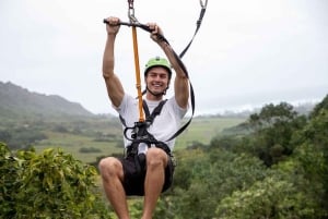 Oahu: Kualoa Jurassic Valley Zipline Tour