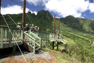 Oahu: Kualoa Jurassic Valley Zipline Tour