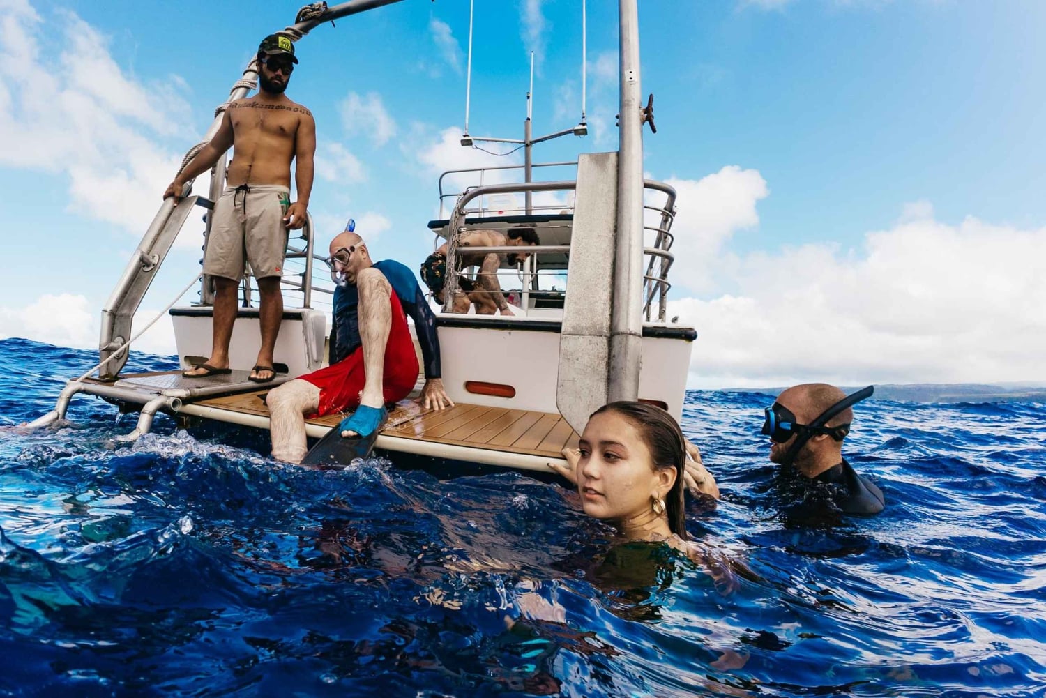 Оаху: тур по подводному плаванию с акулами без клетки на северном берегу