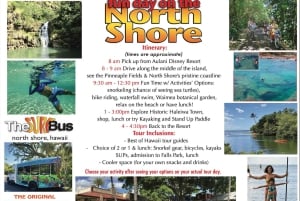 Oahu: Tagestour zur Nordküste mit inkludierten Aktivitäten