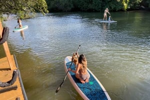 オアフ島：ノースショア ハレイワ パドルボード リバー アドベンチャー