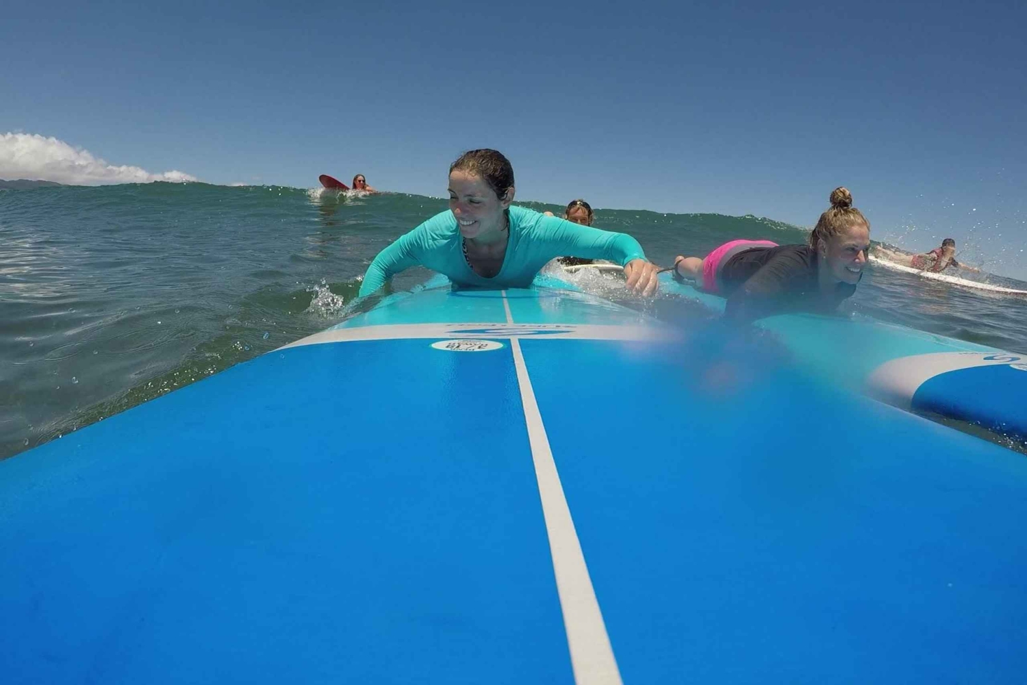 Oahu, den nordlige kyst: Surf-lektion