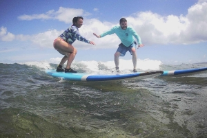 Oahu, den nordlige kyst: Surf-lektion