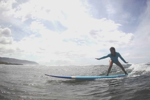 Oahu, den nordlige kyst: Surf-lektion