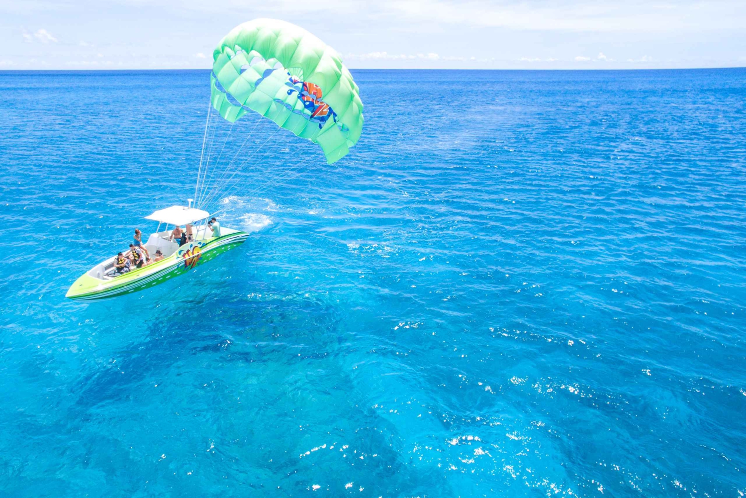 Oahu: Parasail på Maunalua Bay med utsikt över Diamond Head