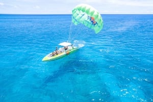 Oahu: parasailen op Maunalua Bay met uitzicht op Diamond Head