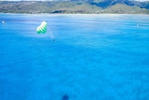 Oahu: parasailen op Maunalua Bay met uitzicht op Diamond Head